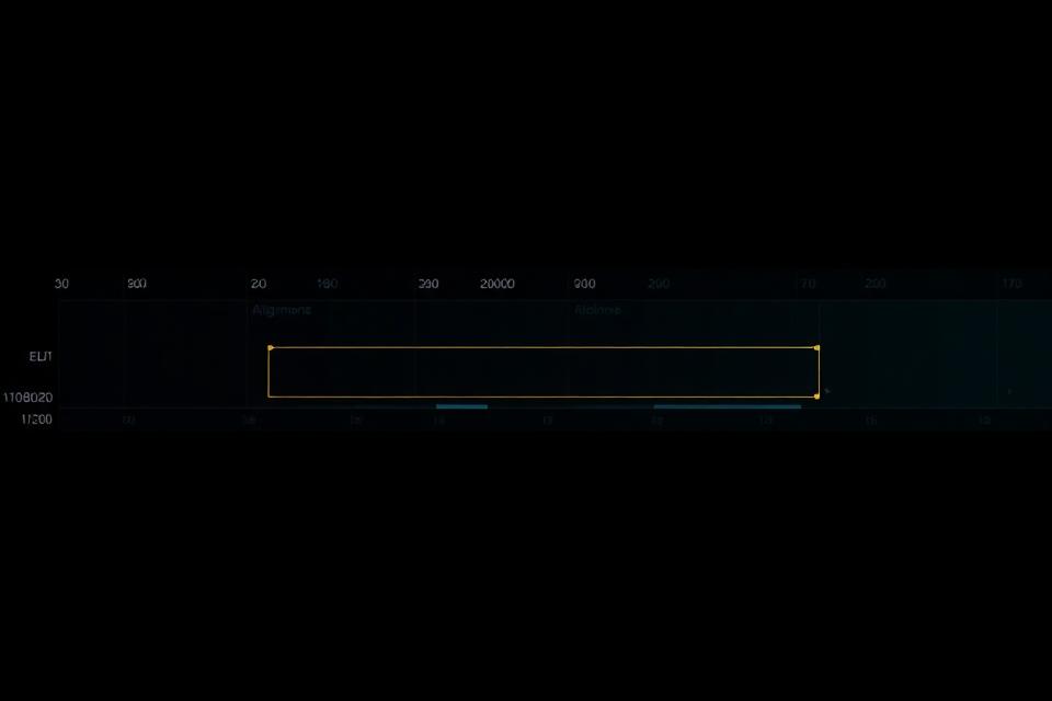Subtitle timeline with frame markers and alignment carets